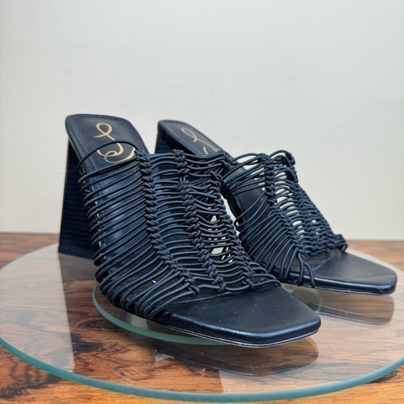 Sam Edelman Laurette Block Heel Mule black - size 7 - Picture 8 of 17